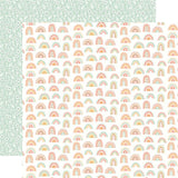 Echo Park Our Baby Girl Delightful Rainbows Patterned Paper