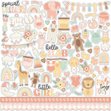 Echo Park Our Baby Girl Element Sticker Sheet