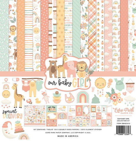 Echo Park Our Baby Girl Collection Kit