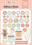 Echo Park Our Baby Girl Adhesive Brad Embellishments
