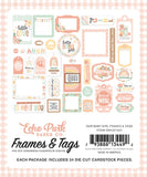 Echo Park Our Baby Girl Frames & Tags Embellishments