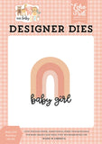 Echo Park Our Baby Girl Baby Girl Rainbow Designer Die Set