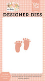 Echo Park Our Baby Girl Footprint Designer Die Set