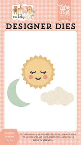 Echo Park Our Baby Girl Sweetest Dreams Designer Die Set