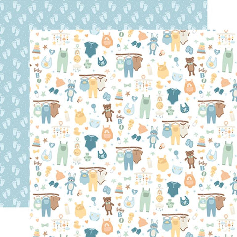 Echo Park Our Baby Boy Baby World Patterned Paper