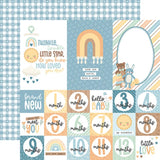 Echo Park Our Baby Boy Multi Journaling Cards Patterned Paper