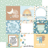 Echo Park Our Baby Boy 4x4 Journaling Cards Patterned Paper