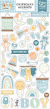 Echo Park Our Baby Boy 6x13 Chipboard Accent Embellishments