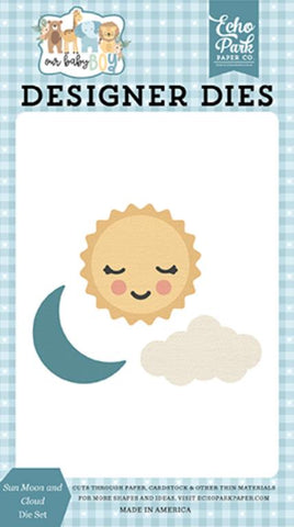 Echo Park Our Baby Boy Sun Moon And Cloud Designer Die Set