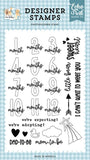 Echo Park Our Baby Boy Months Designer Stamp Set