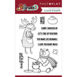 PhotoPlay Paper O Canada 2 Moose & Bear Clear Photopolymer Stamp  Set