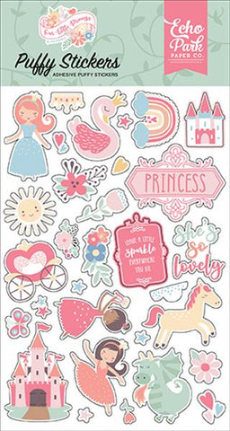 Echo Park Our Little Princess Puffy Sticker Embellishments