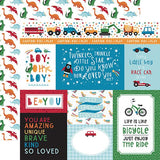 Echo Park Play All Day Boy Multi Journaling Cards Patterned Paper