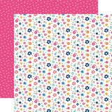 Echo Park Play All Day Girl Mixed Floral Patterned Paper