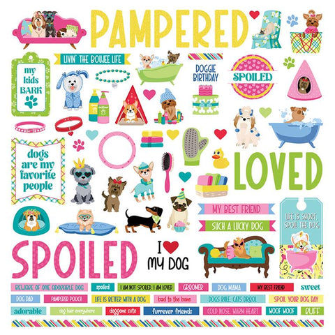 PhotoPlay Paper Pampered Pooch Element Sticker Sheet