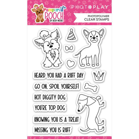 PhotoPlay Paper Pampered Pooch Clear Photopolymer Stamp Set