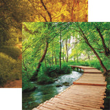 Reminisce Pathways Nature Trek Patterned Paper