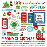 Photoplay Paper Santa Paws Cat Element Sticker