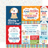 Echo Park Pets Multi Journaling Cards Patterned Paper