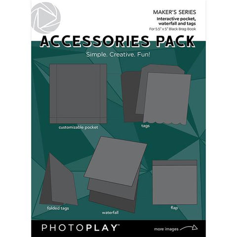 Photoplay Paper Maker's Series Brag Book - Accessory Pack Black