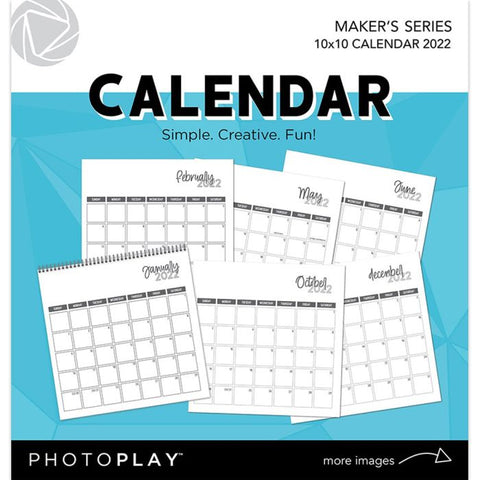 Photoplay Paper Makers Series 10x10 Calendar Undated (Spiral Bound)