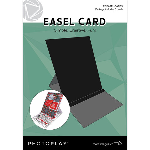 Photoplay Paper Maker's Series  A2 Easel Cards - Black - 40 Piece Pack