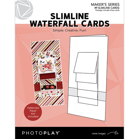 PhotoPlay Paper Maker's Series  #9 Slimline Waterfall Cards