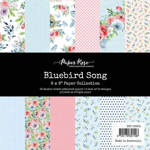 Paper Rose Studio Bluebird Song 6x6 Paper Collection