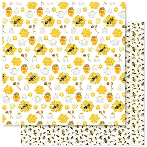 Paper Rose Bee Happy F Paper Patterned Paper