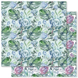 Paper Rose Protea Garden Patterns Paper D Patterned Paper