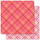 Paper Rose Cozy Days Plaids Paper A Patterned Paper