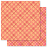 Paper Rose Cozy Days Plaids Paper B Patterned Paper