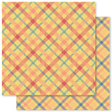 Paper Rose Cozy Days Plaids Paper C Patterned Paper