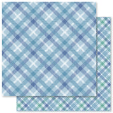 Paper Rose Cozy Days Plaids Paper E Patterned Paper