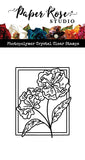 Paper Rose Studio Floral Frame 4 Clear Stamp