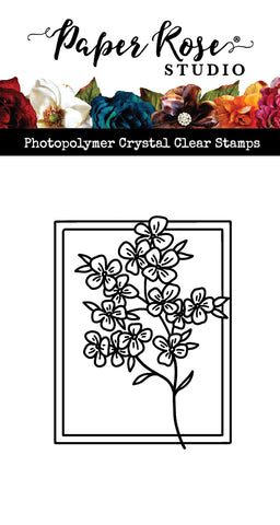Paper Rose Studio Floral Frame 5 Clear Stamp