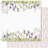 Paper Rose Studio Violet Garden Paper F Patterned Paper
