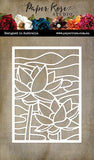 Paper Rose Studio Mosaic Lotus Metal Cutting Die