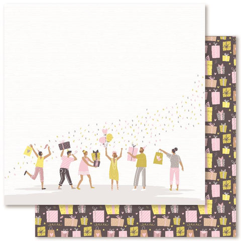 Paper Rose Studio Birthday Girl Paper B Patterned Paper
