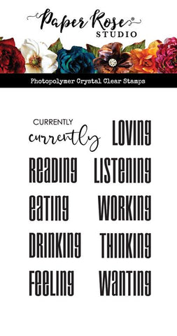 Paper Rose Studio Currently 1 Clear Stamp
