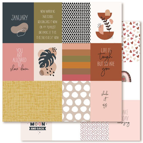 Paper Rose A Brand New Year Paper A Patterned Paper