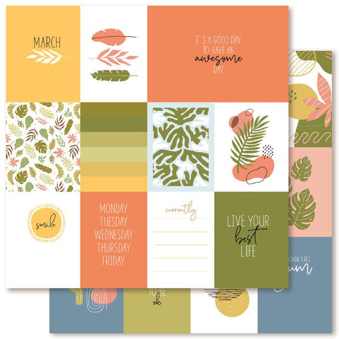 Paper Rose Bright Days Ahead Paper B Patterned Paper