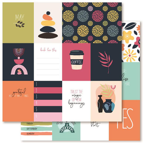 Paper Rose Bright Days Ahead Paper C Patterned Paper