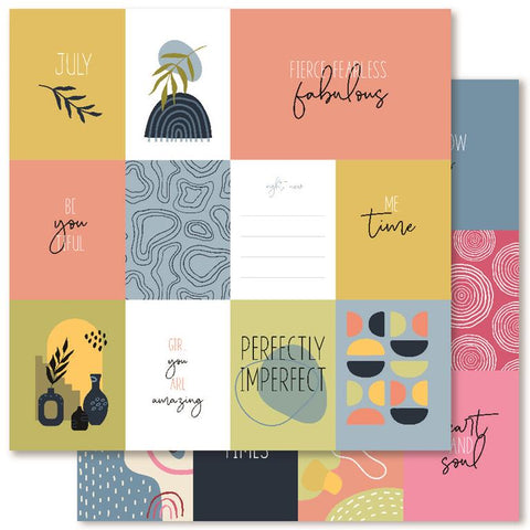 Paper Rose Bright Days Ahead Paper D Patterned Paper