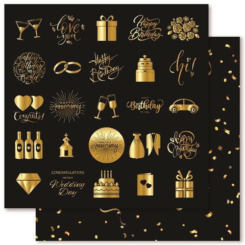 Paper Rose Studio Celebrate Paper C Patterned Paper