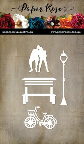 Paper Rose Studio Love at the Park Metal Cutting Die