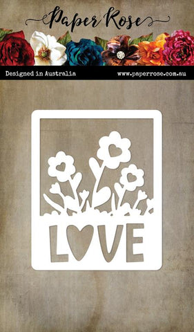 Paper Rose Studio Love Frame Metal Cutting Die
