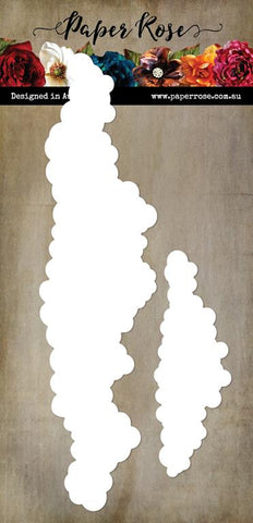 Paper Rose Studio Slimline Clouds Metal Cutting Die