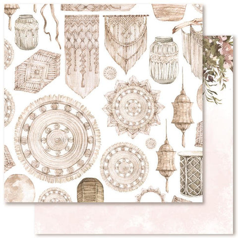 Paper Rose Boho Wedding Paper D Patterned Paper