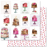 Paper Rose Studio Cake Time Paper A Patterned Paper